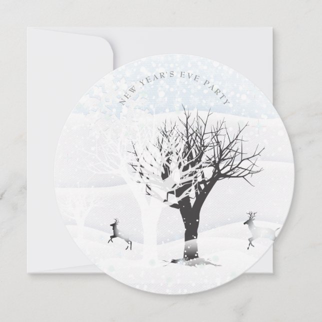 Invitation Noël et Imaginaire de la nouvelle année (Devant)