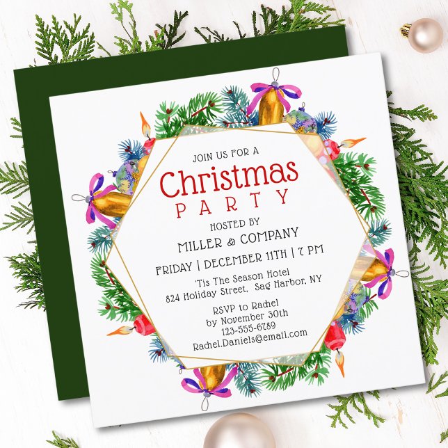 Invitation Noël Fête de Noël (Créateur téléchargé)
