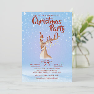 Invitation Noël minimaliste