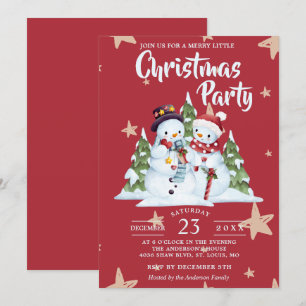 Invitation Noël minimaliste