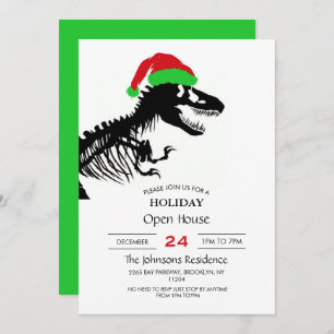 Invitation Noël T-Rex