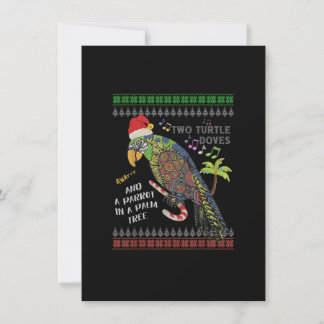 Invitation Noël Tropical Vilain Chandail Noël Christma