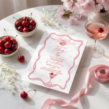 Nœud rose coquette cerise sur le dessus 1er annive