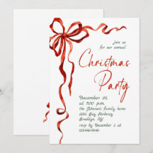 Nœud rouge funky et fantaisiste de Noël pour une f