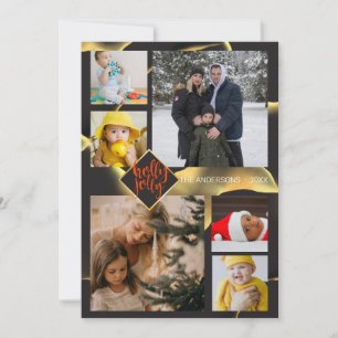 Invitation Noir Abstrait noir noir glacé photo