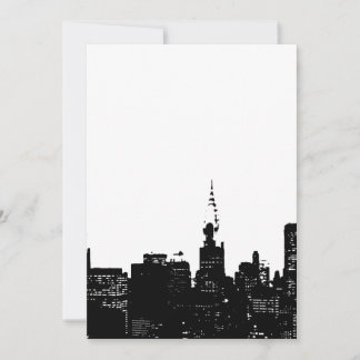 Invitation Noir & Blanc New York
