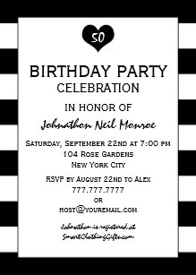 Invitations Faire Part Cartes Anniversaire 104 Zazzle Fr