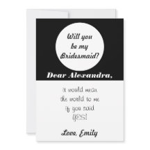 Noir Et Blanc Serez-Vous Ma Femme D'Accueil