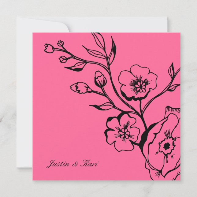 Invitation Noir rose 311-Lush (Devant)