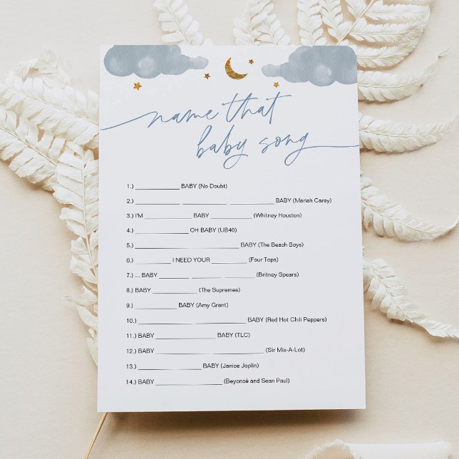 Invitation Nom Ce Bébé Chanson Jeu Twinkle Little Star (Créateur téléchargé)