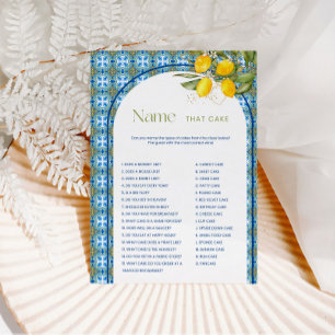 Invitation Nom de la Fête des mariées de citron qui gâteau ca