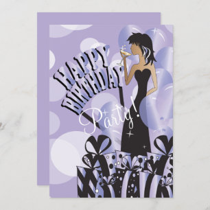 Invitation Nom   de la fille   do-it-yourself de diva de