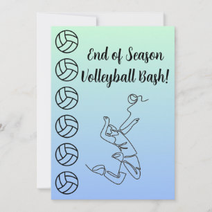 Invitation Nom de l'événement Lieu Sport Thème Volley-ball