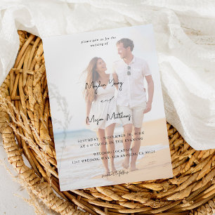 Invitation Noms Photo moderne 6 Mariage V3