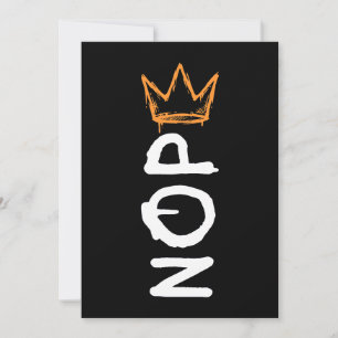Invitation Non il n'y a pas de rois Amérique Démocratie Anti-