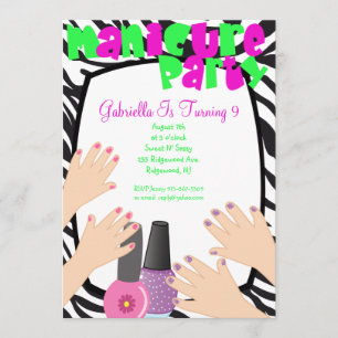 Invitation Nongles, ongles, ongles, manucure des ongles Spa f