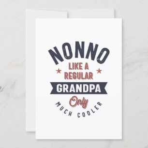 Invitation Nonno comme un grand-père régulier seulement beauc