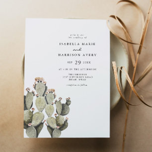 Invitation Norah - Prickly de Bohême Pear Cactus Desert