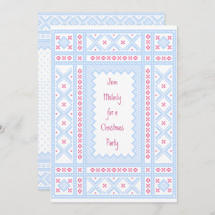 Invitation Nordique Joyeux Noël