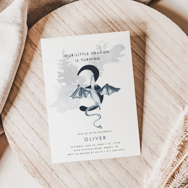 Invitation Nos petits dragons 3e anniversaire (Créateur téléchargé)