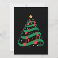 Notes de musique d'arbre de Noël étoile mélodie de