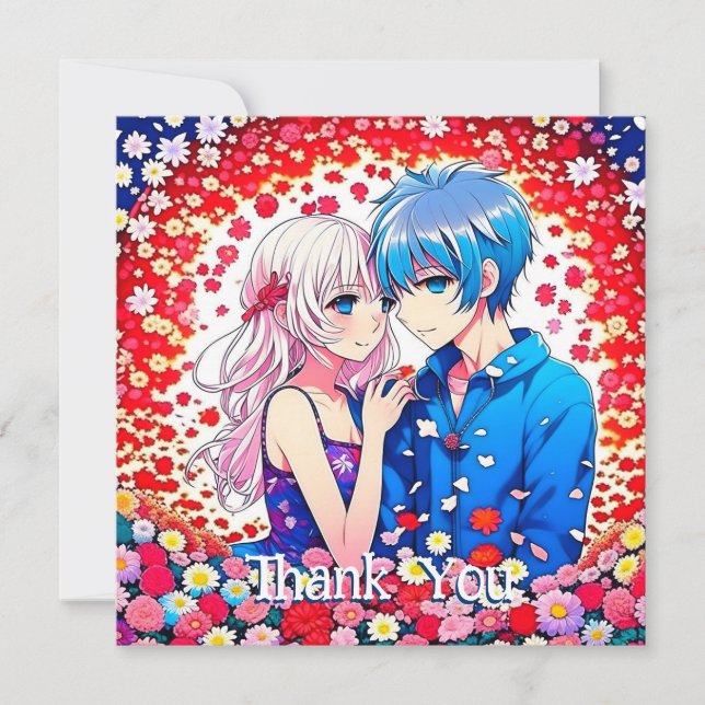 Invitation Notes de remerciement de cadeau de mariage (Devant)