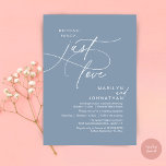 Invitation Nothing Fancy, Just Love, Romantic Wedding Dinner<br><div class="desc">Celebrate your love story with this elegant minimalist wedding invitation, designed with a refined sans font paired with delicate romantic elegant handwritten script. Perfect for couples who love modern romance, soft neutrals, and timeless typography, "Nothing Fancy, Just Love". Perfect for couples extending their joyous occasion, this invitation exudes sophistication with...</div>