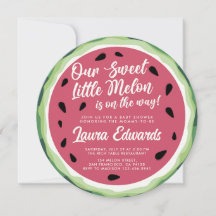 Notre Baby shower d'été Sweet Little Melon