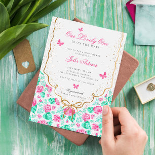 Invitation Notre Baby Shower pour Notre Chère Petite