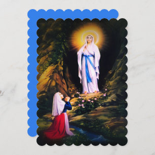 Invitation Notre-Dame de Lourdes avec prière