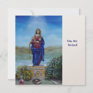 Invitation NOTRE DAME DE LUMIÈRE, champagne blanc métallique