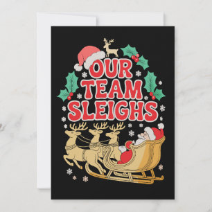 Invitation Notre équipe dévale la fête de Noël au bureau Xmas