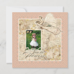 Invitation Notre Féerie Princesse, Baby Girl Birthday Party