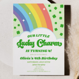 Invitation Notre Lucky Charm St. Patrick's Day Birthday Party