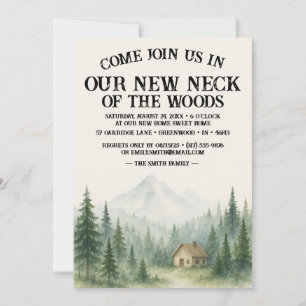 Invitation Notre Nouveau Coin De Bois Fête De Pendaison De