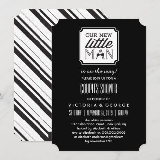 Invitation Notre Nouveau Petit Homme Est En Route Fête De Béb