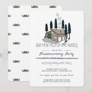 Invitation Notre nouvelle fête de pendaison de crémaillère da