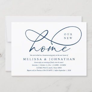 Invitation Notre nouvelle maison, Cosy House Party