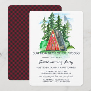 Invitation Notre nouvelle partie de pendaison de crémaillère