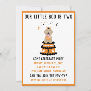 Invitation Notre Petit Bois Est Deux Fête D'Anniversaire De C