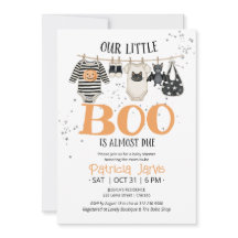 Notre petit Boo est presque là Baby Shower