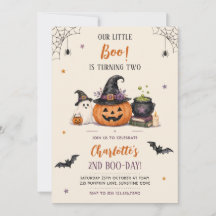 Notre petit Boo fête ses deux ans Halloween 2e ann