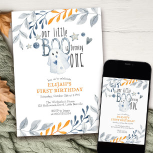 Invitation Notre Petit Boo fête son 1er anniversaire