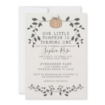 Notre Petit Citrouille Fête Son Premier Anniversai