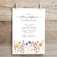 Notre petit Fleur sauvage Frontière Meadow Anniver