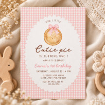 Notre petit gâteau rose à carreaux pour le premier