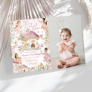 Invitation Notre Petit Jardin Floral Fairy Premier Anniversai