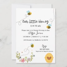 Notre Petit Miel Abeille Baby shower À Thème