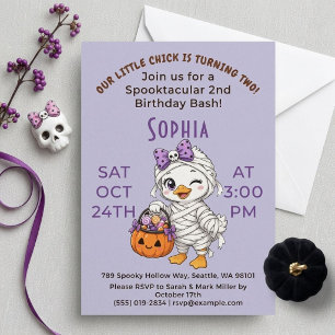 Invitation Notre Petit Poussin Fait Deux Ans Anniversaire Hal