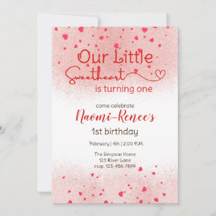 Invitation Notre petite amoureuse tourne un